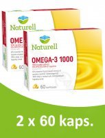 Naturell Omega-3 1000 w dwupaku 2 x 60 kaps