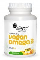 Aliness Vegan Omega 3 DHA 250 mg x 60 kaps
