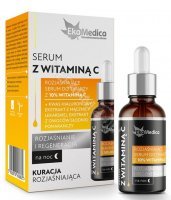 EkaMedica rozjaśniające serum do twarzy z witaminą C na noc 20 ml