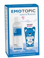 Emotopic promocyjny zestaw - emulsja do codziennej kąpieli 400 ml + balsam nawilżająco-natłuszczający do ciała 130 ml