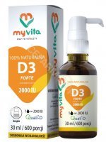 MyVita naturalna witamina D3 FORTE 2000IU krople 30 ml