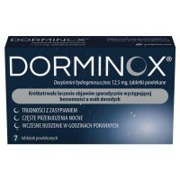 Dorminox 12,5 mg x 7 tabl powlekanych