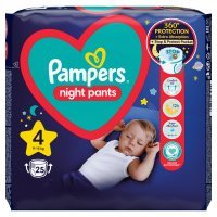 Pampers Night Pants 4 (9-15 kg) pieluchomajtki x 25 szt