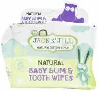 Jack N' Jill naturalne chusteczki do mycia dziąseł niemowląt x 25 szt