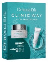 Dr Irena Eris Clinic Way Ultra Sensitive Skin promocyjny zestaw - regenerująco-nawilżający krem na noc 50 ml + nawilżający krem BB spf50 15 ml