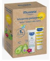 Mustela Sun promocyjny zestaw Wiosenna pielęgnacja - mleczko przeciwsłoneczne spf50+ 40 ml (nowa formuła) + krem Hydra Bebe 40 ml