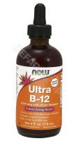 NOW Foods B-12 Ultra Liquid B12 kompleks w płynie 118 ml