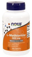 NOW Foods L-Methionine 500 mgx 100 kaps