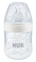 NUK butelka Nature Sense z PP ze wskaźnikiem temperatury S 150 ml (biała)