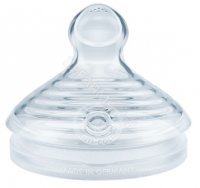 NUK silikonowy smoczek do butelki Nature Sense (6-18 miesięcy) M x 2 szt
