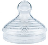 NUK silikonowy smoczek do butelki Nature Sense (6-18 miesięcy) S x 2 szt
