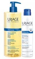Uriage Xemose zestaw promocyjny  - olejek do kąpieli 500 ml + woda termalna 200 ml