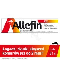 Allefin (20 mg+10 mg)/g żel na ukąszenia owadów 30 g