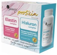 Aliness zestaw ProSkin - Elastin Complex x 60 kaps + Hialuron Complex x 60 kaps vege
