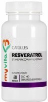 MyVita Resveratrol standaryzowany ekstrakt x 60 kaps