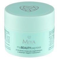 Miya Cosmetics myBEAUTYexpress 3-minutowa maseczka wygładzająca z aktywnym węglem kokosowym 50 g