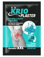 KRIO Plaster - plaster chłodzący z mentolem 12x18 cm x 20 szt