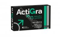 ActiGra 25 mg x 4 tabl