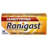 Famotydyna Ranigast 20 mg x 30 tabl powlekanych