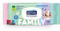 Septona Dermasoft Family chusteczki nawilżane dla rodziny Chamomile x 100 szt