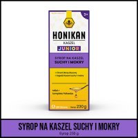 Honikan Kaszel Junior syrop na kaszel suchy i mokry  230 g