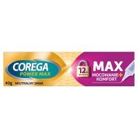 Corega Power Max Mocowanie + Komfort krem do protez 40 g