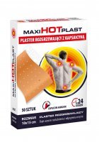 MAXI HOT PLAST plaster rozgrzewający z kapsaicyną 10 cm x 15 cm x 50 szt