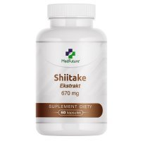 Shiitake ekstrakt 670 mg x 60 kaps (MedFuture)