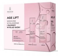 Iwostin Age Lift promocyjny zestaw - krem na dzień spf15 do skóry normalnej i mieszanej 50 ml + krem pod oczy 15 ml + serum na dzień i na noc 30 ml