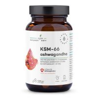 Aura Herbals Ashwagandha KSM-66 Korzeń 200 mg x 120 kaps