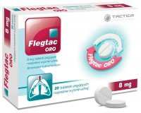 Flegtac ORO 8 mg x 20 tabletek ulegających rozpadowi w jamie ustnej