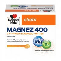 Doppel herz Magnez 400 Cytrynian magnezu + Witamina B6 x 20 amp