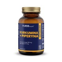 Pureo Health Kurkumina+Piperyna x 60 kaps