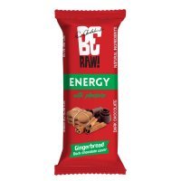 BeRAW! Energy Baton energetyczny Gingerbread 40 g (piernik, gorzka czekolada)