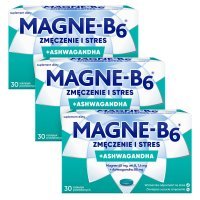 Magne-B6 Zmęczenie i Stres w trójpaku 3 x 30 tabl