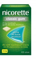 Nicorette 4 mg x 105 gum do żucia
