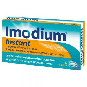 Imodium instant 2 mg x 6 tabl (liofilizat doustny)