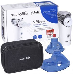 Inhalator przenośny Microlife NEB 800 + zasilacz