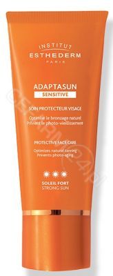 Institut Esthederm Adaptasun Sensitive krem ochronny do twarzy przyspieszający opalanie, do skóry normalnej 50 ml