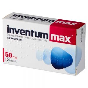 Inventum Max 50 mg x 2 tabl do rozgryzania i żucia
