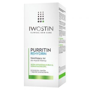 Iwostin purritin rehydrin nawilżający żel do mycia twarzy 150 ml
