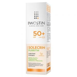 Iwostin solecrin purritin lekki fluid matujący do skóry tłustej i trądzikowej spf50 50 ml