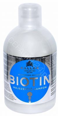 Kallos BIOTIN - upiększający szampon do włosów 1000 ml