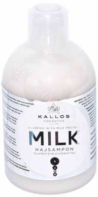 Kallos MILK - szampon do włosów z wyciągiem proteiny mlecznej 1000 ml