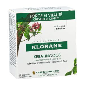 Klorane Keratincaps x 30 kaps
