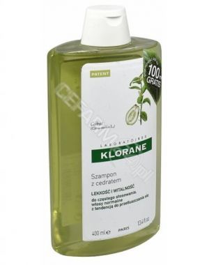 Klorane szampon do włosów na bazie wyciągu z cedratu 400 ml