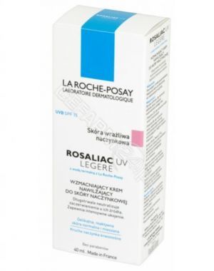 La Roche-Posay Rosaliac UV legere -  krem nawilżający do skóry wrażliwej ze skłonnością do zaczerwienień spf-15 40 ml
