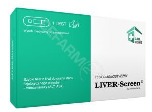 LabHome Liver-Screen test z krwi do oceny stanu fizjologicznego wątroby x 1 szt