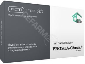 LabHome Prosta-Check test z krwi do badania podwyższonego poziomu PSA x 1 szt