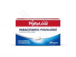 Laboratoria Polfa Łódź Paracetamol 500 mg x 10 tabl